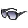 Damen Designer-Sonnenbrille im innovativen Polygon-Design
