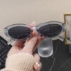 Damen modische Cat-Eye Sonnenbrille mit UV-Schutz