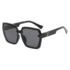 Damen geometrische Sonnenbrille mit robustem Rahmen