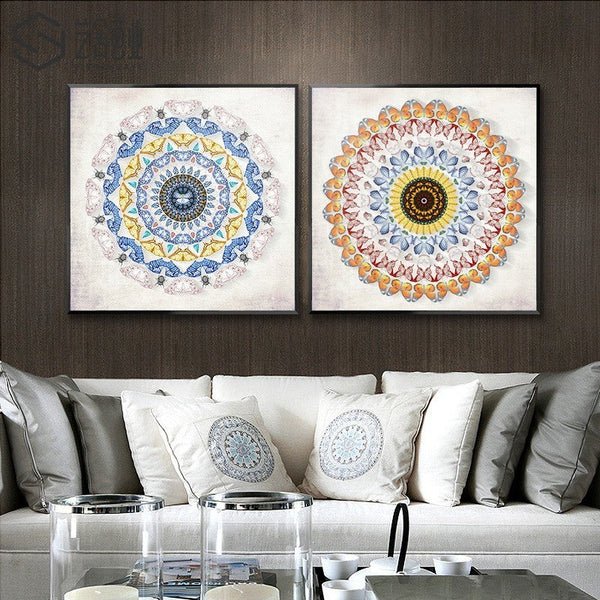 Modernes Mandala – Leinwandbild