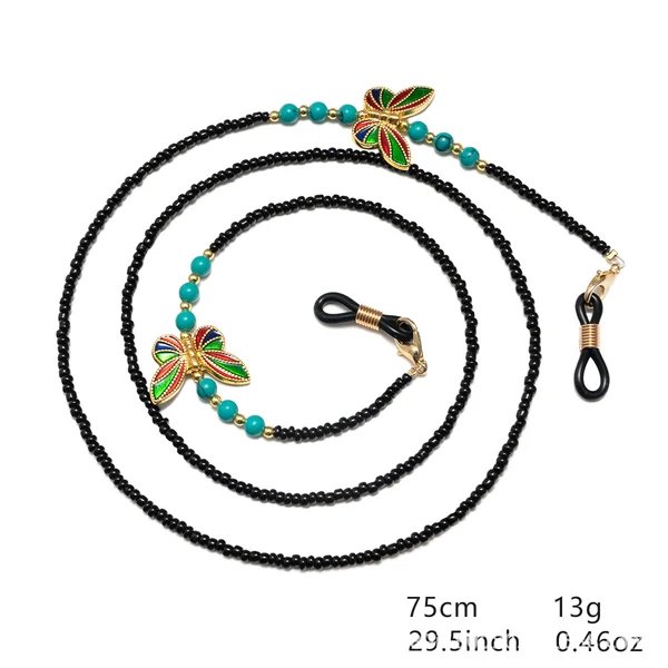Dekorative Brillenband mit Schmetterlingsakzenten