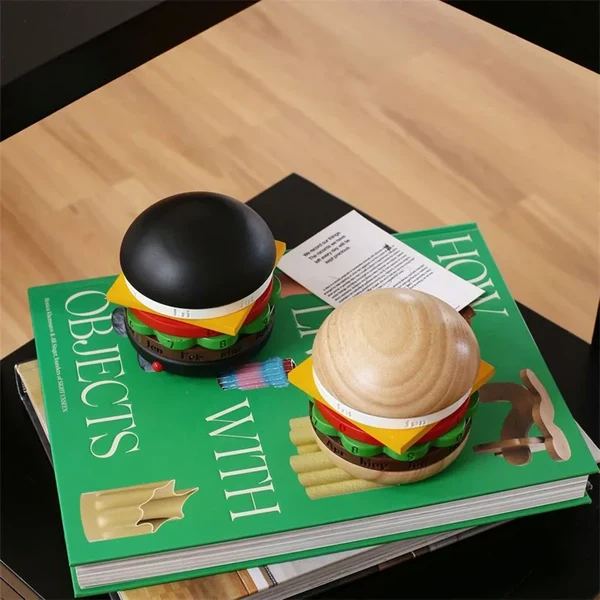 Rotierender Holz-Hamburger Dekorationskalender Hover Image