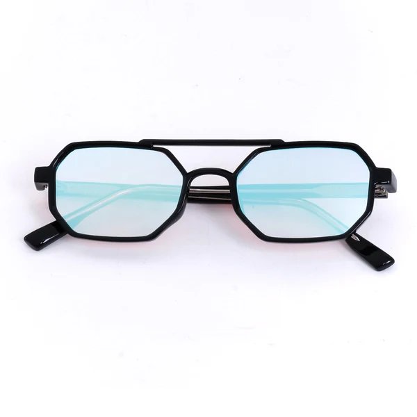 Damen Sonnenbrille im modernen, hexagonalen Design