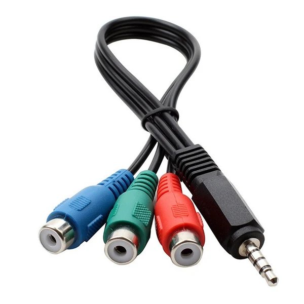 Hochwertiges Audio-Verbindungskabel-Set