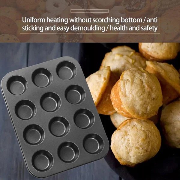 12 Formen Muffin- und Cupcake-Tablett Hover Image