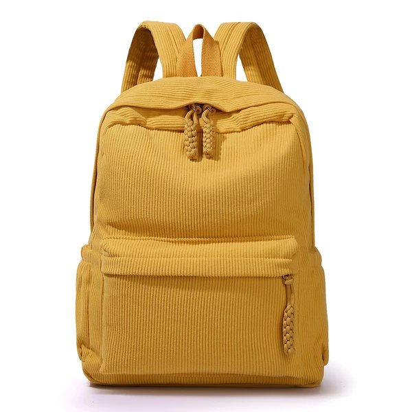 Lässiger Corduroy Rucksack