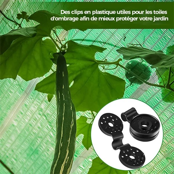 Plastikclips für Schattentuch