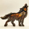 Nightglow Holz Handwerk Wolf Dekor