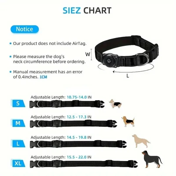 SecureTrack • AirTag Hundehalsband Hover Image
