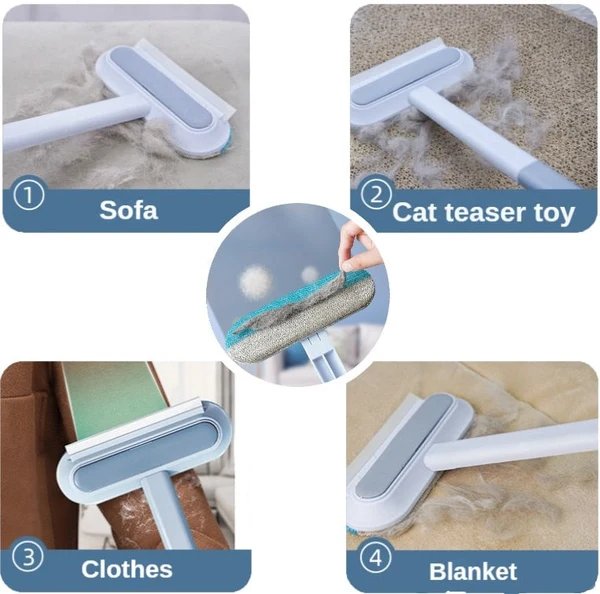 3in1 Tierhaare Lint Entferner Fensterreiniger Bürste Hover Image
