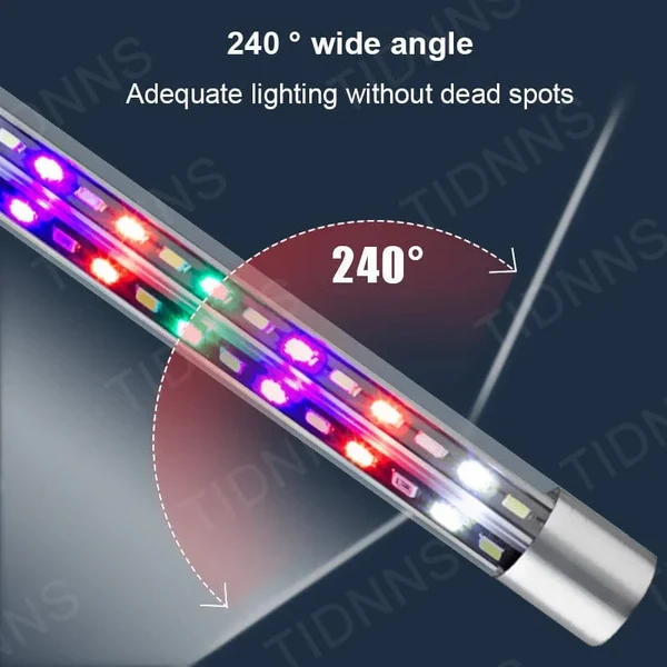 Aquarium Licht LED Weitwinkel Wasserdichte Fischtanklampe Unterwasser Helligkeit RGB Aquarium Dekor Lampe Pflanzenwachstum Lampe 22-57
