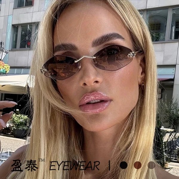 Damen Cat-Eye Sonnenbrille mit luxuriösem Perlrahmen und polarisierenden Gläsern