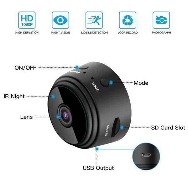 ✨Blitzverkauf 50% RABATT✨1080p Magnetische WiFi Mini Kamera