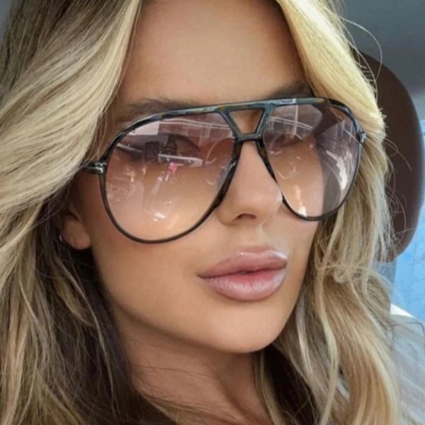 Damen stilvolle Pilotensonnenbrille mit elegantem Design und UV-Schutz