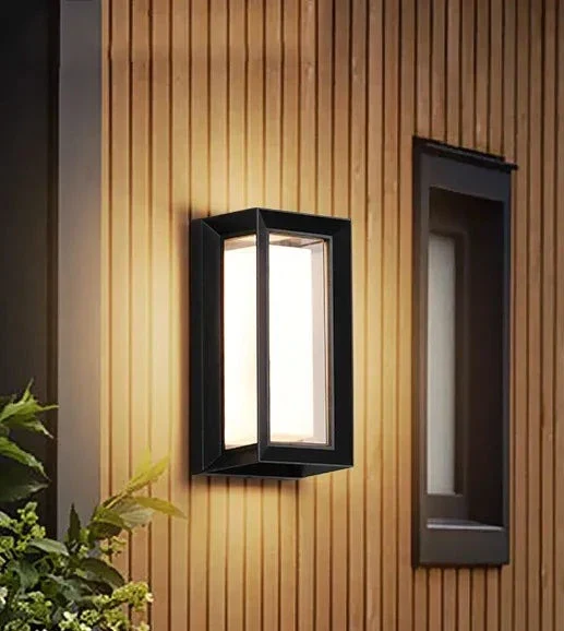 Moderne Wandleuchte für den Außenbereich – Wetterfeste LED-Außenleuchte für Terrasse & Garten