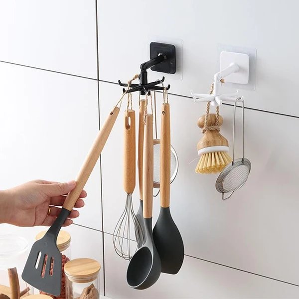 360° drehbarer Klapphaken