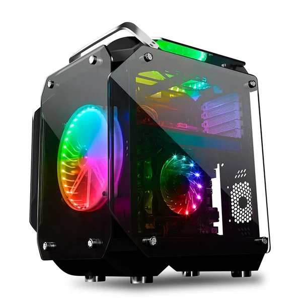 Beleuchteter Gaming-PC-Turm