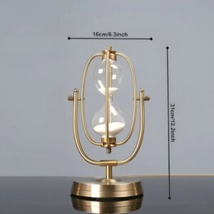 Klassische Sanduhr zum Drehen – Dekorativ und entspannend | Stilvolle Tischdekoration mit fließendem Sand