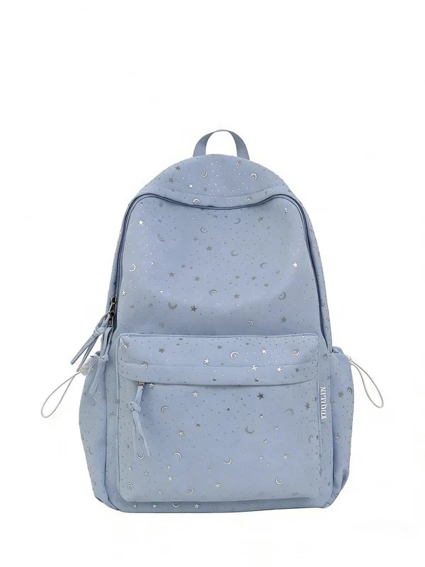 Sternenmuster-Schulrucksack Hover Image