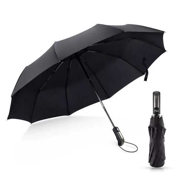 Luxus Automatisch Öffnen & Schließen Regenschirm Faltbar Wind wasserabweisend