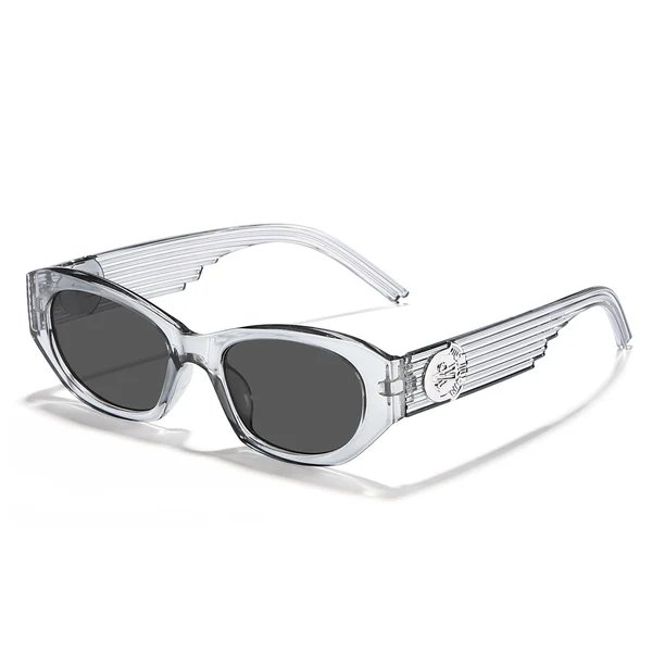 Damen Designer-Sonnenbrille im eleganten Transparentdesign
