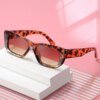 Damen modische Sonnenbrille mit rechteckigem Gestell