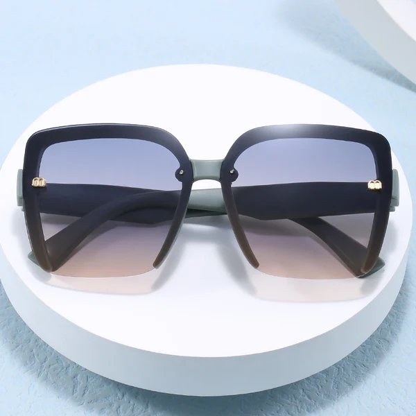 Damen oversized Sonnenbrille mit stilvollem, modernem Rahmen