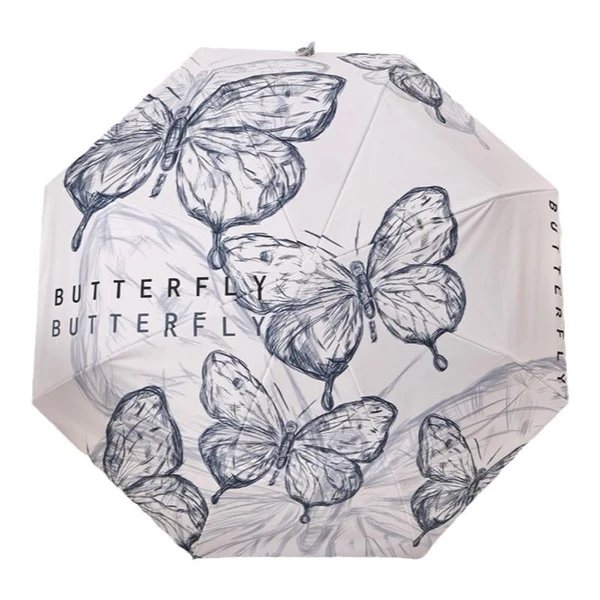 Damen modischer Faltregenschirm mit verspieltem Design Hover Image