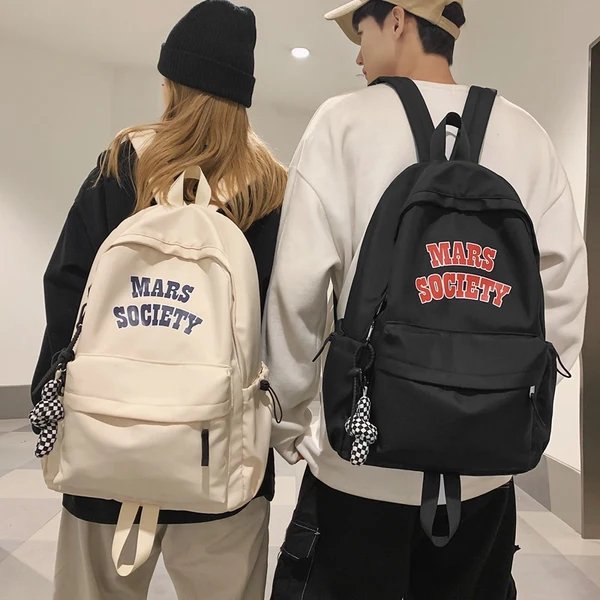 Lässiger Grafikdruck Rucksack