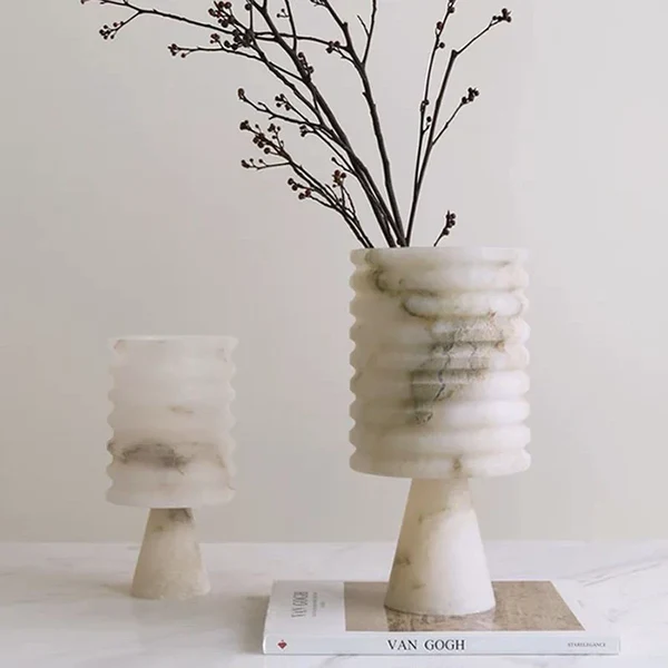 Weißer Onyx Blumenstrauß