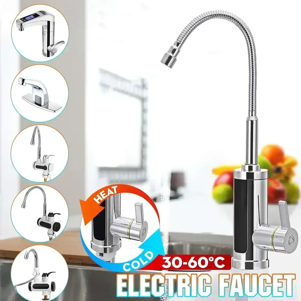 3000W Elektrischer Küchenwasserhahn mit Sofortwarmwasser - FlowHeat Hover Image