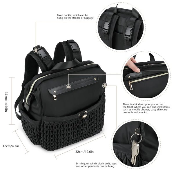 Eleganter und Geräumiger Wickelrucksack Hover Image