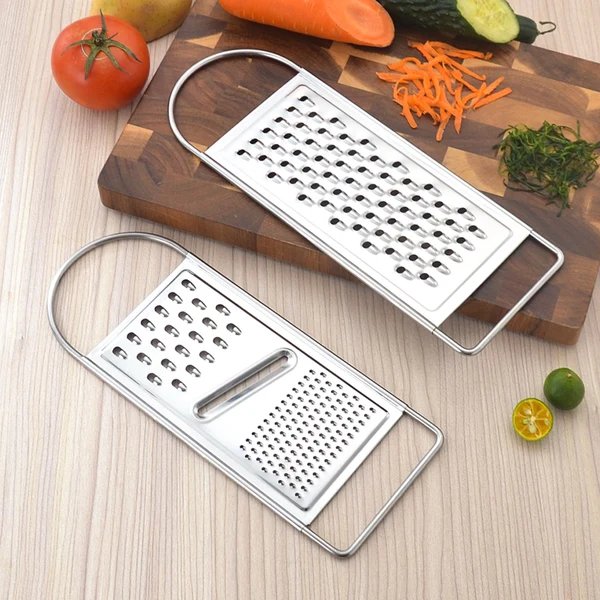 Edelstahl-Küchenreibe mit Ergonomischem Griff