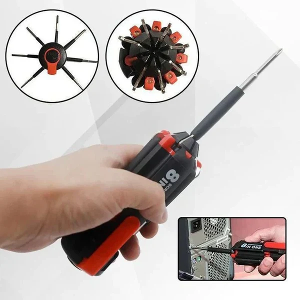 8 in 1 Schraube - Praktisch und vielseitig - Ideal für alle Arbeiten Hover Image