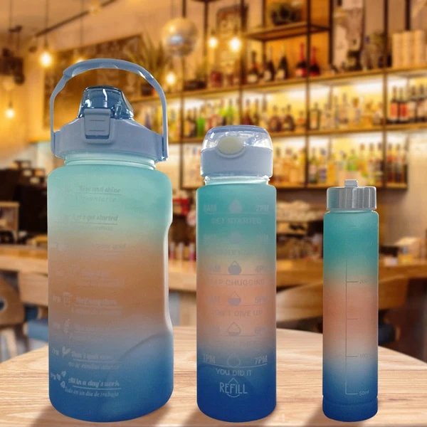All Day Hydrate Zeit Marker Wasserflasche