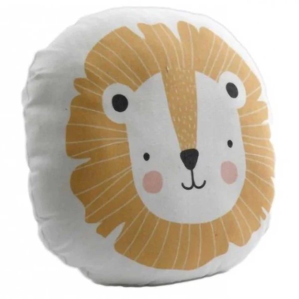 25 cm, Kinderkissen mit Löwenkopf
