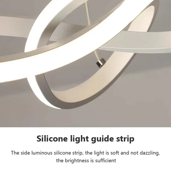 LumiWave LED-Deckenleuchte | Energieeffiziente Designleuchte für Wohnzimmer, Schlafzimmer & Küche | Moderne LED-Beleuchtung