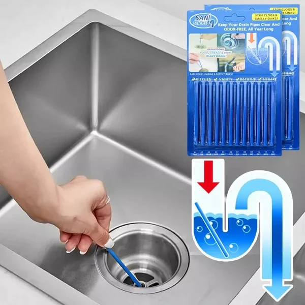 Sani Sticks Abflussreiniger - Packung mit 12