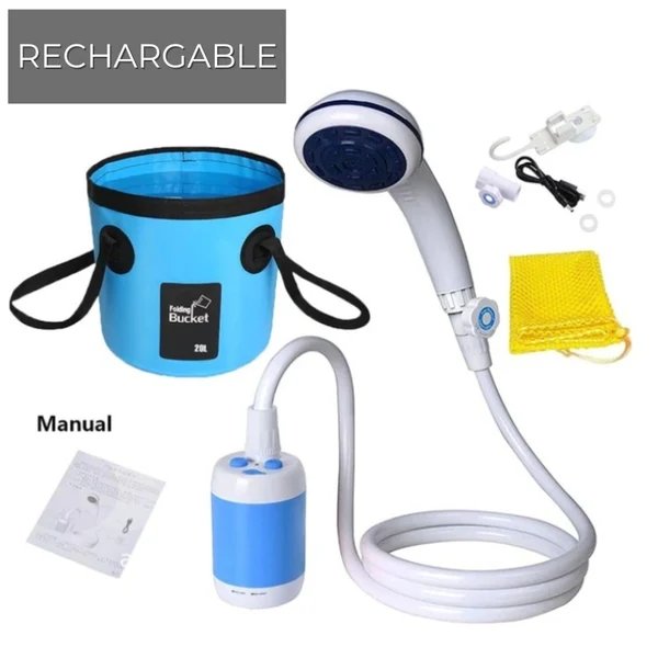 Tragbares Elektrisches Outdoor Camping Duschset