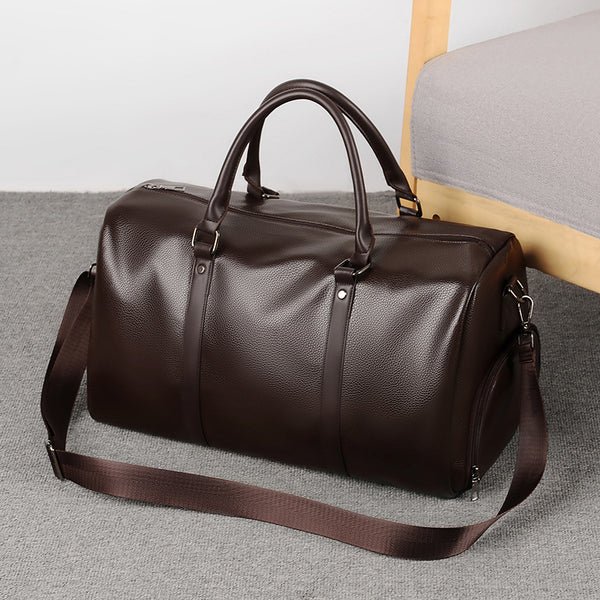 Premium Leder Wochenend Reise Duffle
