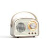 SoundRetro Bluetooth Lautsprecher – Kabelloser Vintage Lautsprecher mit tiefem Sound & Retro-Design