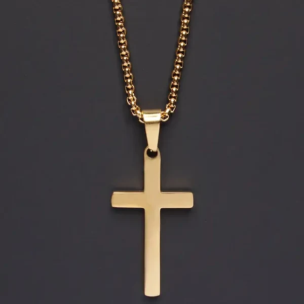 Klassische Kreuz Herren Halskette