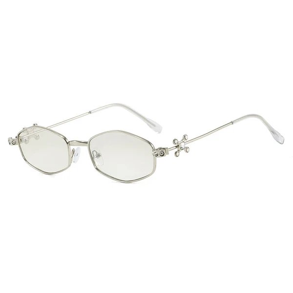 Damen Sonnenbrille mit eleganten Akzenten und UV-Schutz