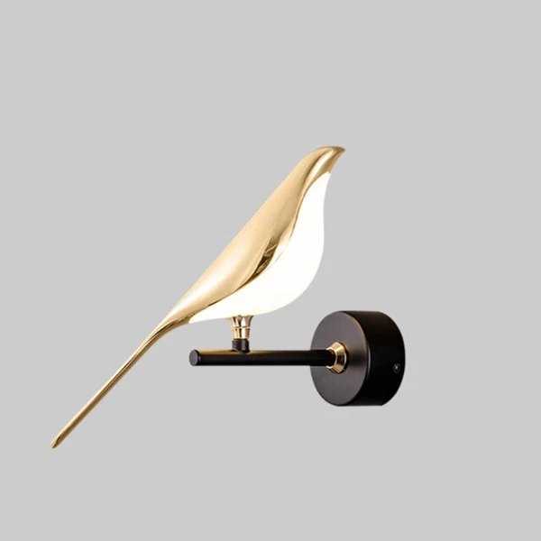 LumiBird - Skandinavische LED-Vogel Wandleuchte | Eleganz und Natur in Einem