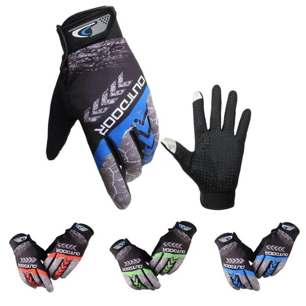 Atmungsaktive Fahrradhandschuhe mit Grip-Fläche Hover Image