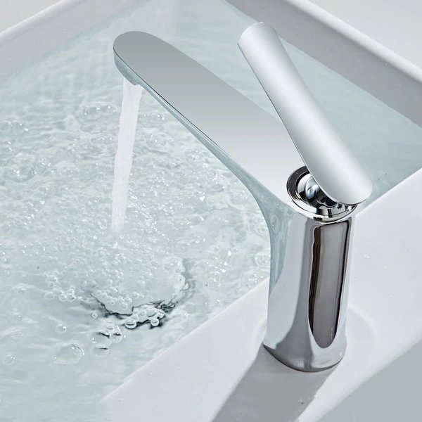 Luxus 1-Hand Waschbecken Badezimmer Wasserhahn Runder Messing Waschbecken Wasserhahn mit Wasser schlauch