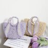 Damen Handgefertigte Makramee Tragetasche mit elegantem Halstuch