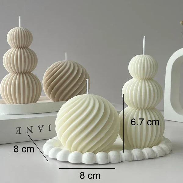 Kreative Geometrische Duftkerze Golfball Design Dekoration