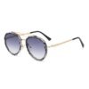 Damen Modern gestaltete Sonnenbrille im eleganten Oversize-Stil