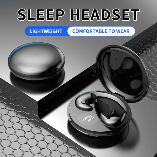 Bluetooth-Ohrhörer, kabellose In-Ear-Kopfhörer, Ladecase Hover Image